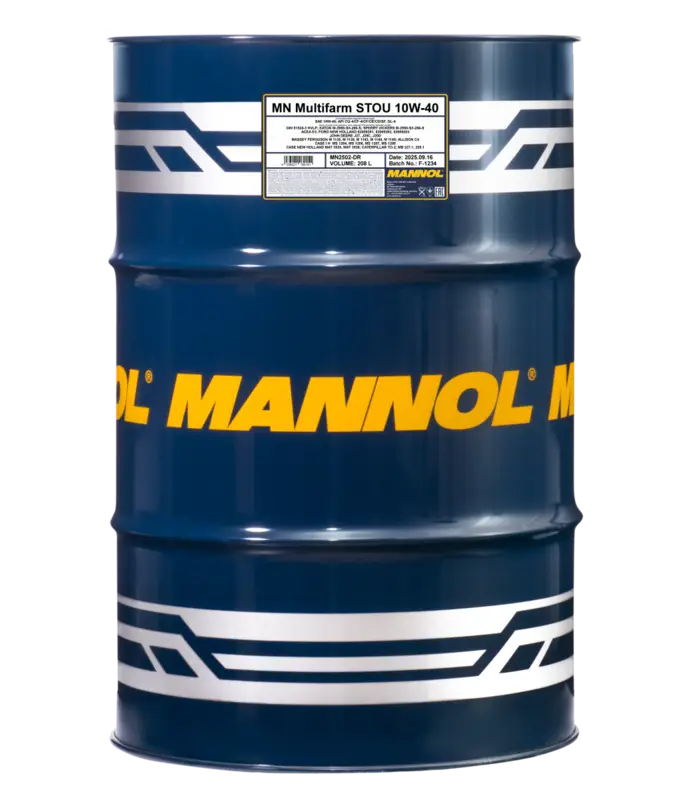 Ulei Mannol Multifarm STOU 10W-30 208L- ulei hidraulic 10W30 Stou Api GL-4, pentru transmisie, frane umede, sisteme hidraulice