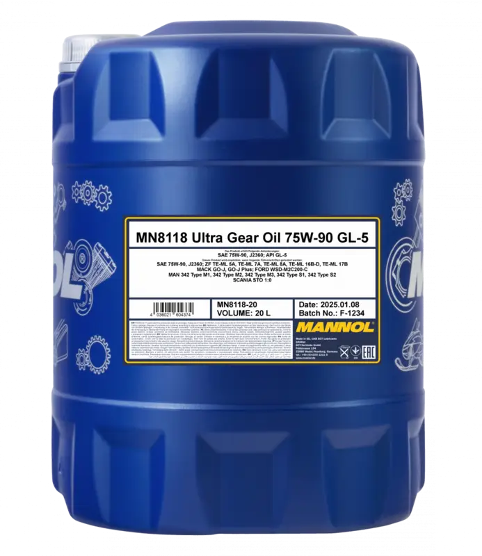 Ulei Mannol Ultra Gear Oil 75W-90 GL-5 20L
