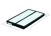 Filtru aer habitaclu Mahle Original LA121