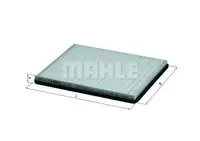 Filtru aer habitaclu Mahle Original LA130