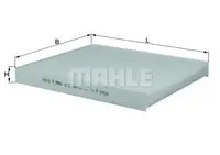 Filtru aer habitaclu Mahle Original LA137