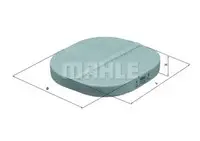 Filtru aer habitaclu Mahle Original LA166