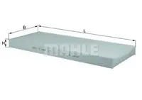 Filtru aer habitaclu Mahle Original LA167