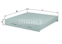 Filtru aer habitaclu Mahle Original LA184