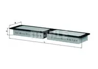 Filtru aer habitaclu Mahle Original LA198