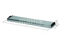 Filtru aer habitaclu Mahle Original LA25