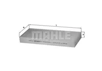 Filtru aer habitaclu Mahle Original LA279