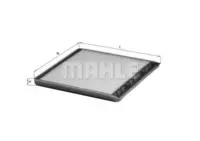 Filtru aer habitaclu Mahle Original LA40