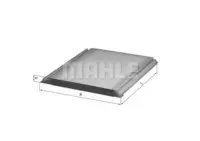 Filtru aer habitaclu Mahle Original LA41