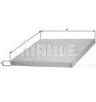 Filtru aer habitaclu Mahle Original LA411