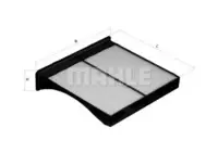 Filtru aer habitaclu Mahle Original LA461