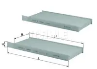 Filtru aer habitaclu Mahle Original LA468/S