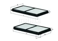 Filtru aer habitaclu Mahle Original LA483/S