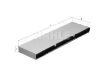 Filtru aer habitaclu Mahle Original LA492