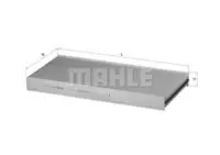 Filtru aer habitaclu Mahle Original LA494
