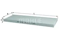 Filtru aer habitaclu Mahle Original LA568