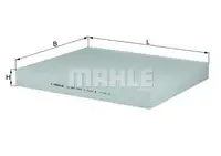 Filtru aer habitaclu Mahle Original LA569