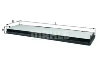 Filtru aer habitaclu Mahle Original LA581