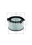 Filtru aer habitaclu Mahle Original LA65