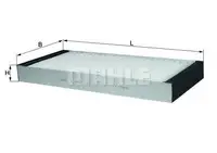 Filtru aer habitaclu Mahle Original LA67