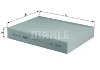 Filtru aer habitaclu Mahle Original LA742