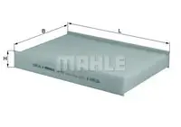 Filtru aer habitaclu Mahle Original LA811