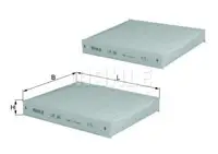 Filtru aer habitaclu Mahle Original LA86/S