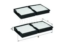 Filtru aer habitaclu Mahle Original LAG113/S