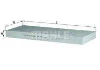 Filtru aer habitaclu Mahle Original LAK167