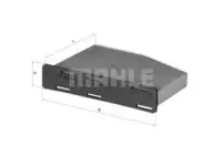 Filtru aer habitaclu Mahle Original LAK181