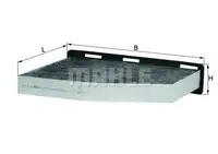 Filtru aer habitaclu Mahle Original LAK181/1