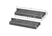 Filtru aer habitaclu Mahle Original LAK428/S
