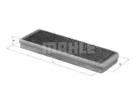 Filtru aer habitaclu Mahle Original LAK43