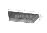 Filtru aer habitaclu Mahle Original LAK57