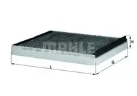 Filtru aer habitaclu Mahle Original LAK74