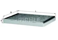 Filtru aer habitaclu Mahle Original LAK75