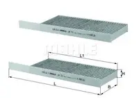 Filtru aer habitaclu Mahle Original LAK751/S