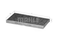 Filtru aer habitaclu Mahle Original LAK78