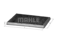Filtru aer habitaclu Mahle Original LAK81