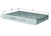 Filtru aer habitaclu Mahle Original LAK814