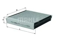 Filtru aer habitaclu Mahle Original LAK96