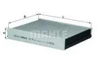 Filtru aer habitaclu Mahle Original LAK98