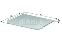 Filtru aer habitaclu Mahle Original LAP3