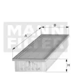 Filtru, aer habitaclu x2