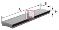 Filtru, aer habitaclu Sofima S3016C