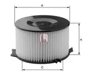 Filtru, aer habitaclu Sofima S3067C