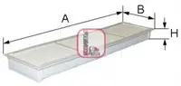 Filtru, aer habitaclu Sofima S3101C