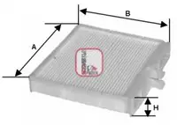 Filtru, aer habitaclu Sofima S3106C