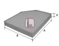 Filtru, aer habitaclu Sofima S3153C