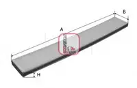 Filtru, aer habitaclu Sofima S3158C